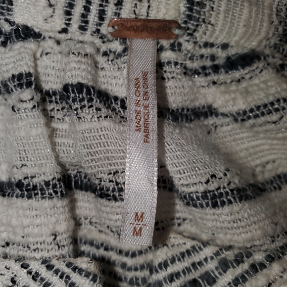 White & Grey Striped Rugged Top - Picture 7 of 7